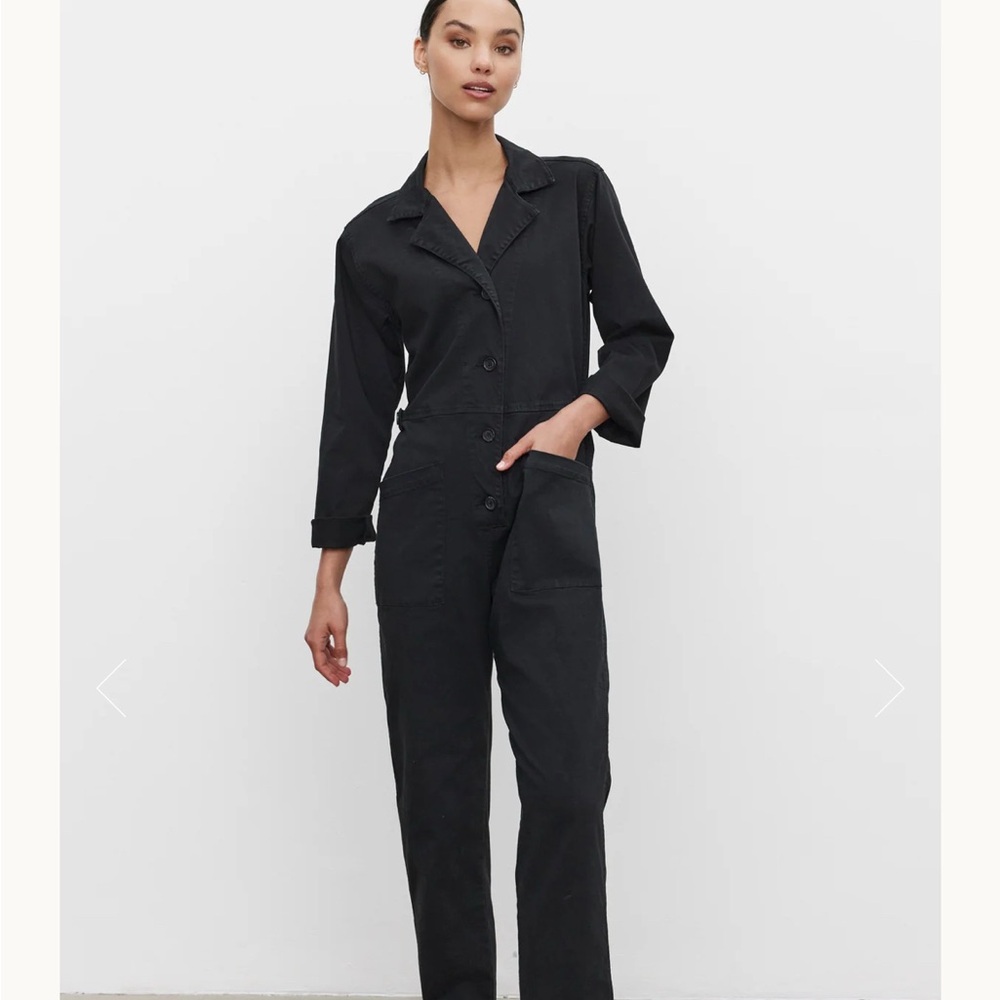 Velvet by Graham Spencer Women's Black Jumpsuit